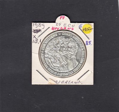 Beschrijving: 25 Ecu CH.HUYGENS